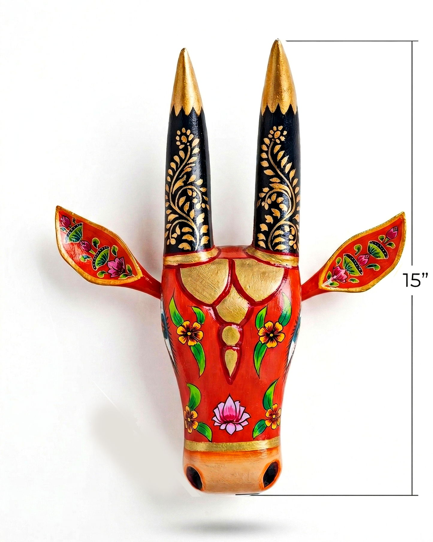 Painted Cow long hanging face