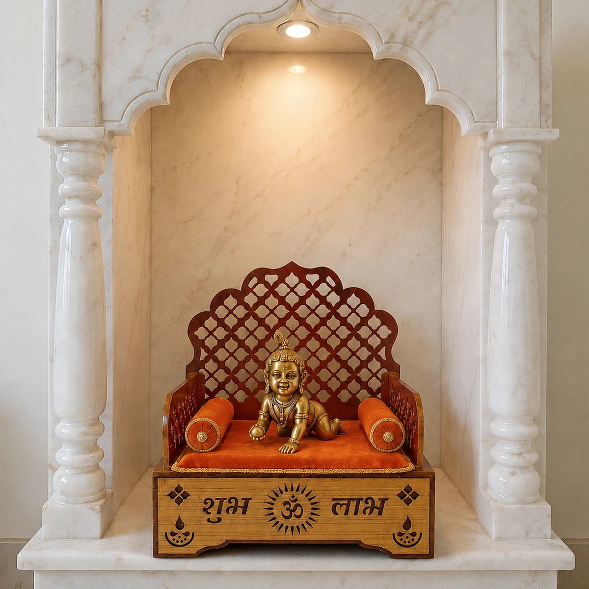 Wooden Sinhasan Jaali