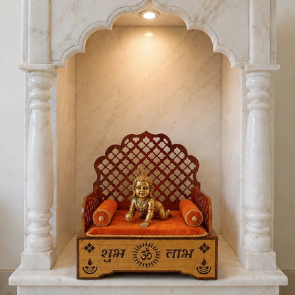 Wooden Sinhasan Jaali