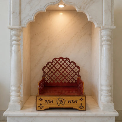Wooden Sinhasan Jaali