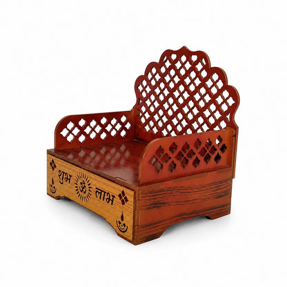 Wooden Sinhasan Jaali