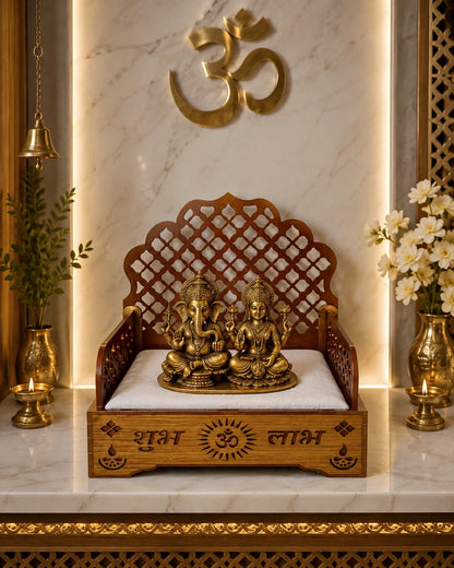 Wooden Sinhasan Jaali