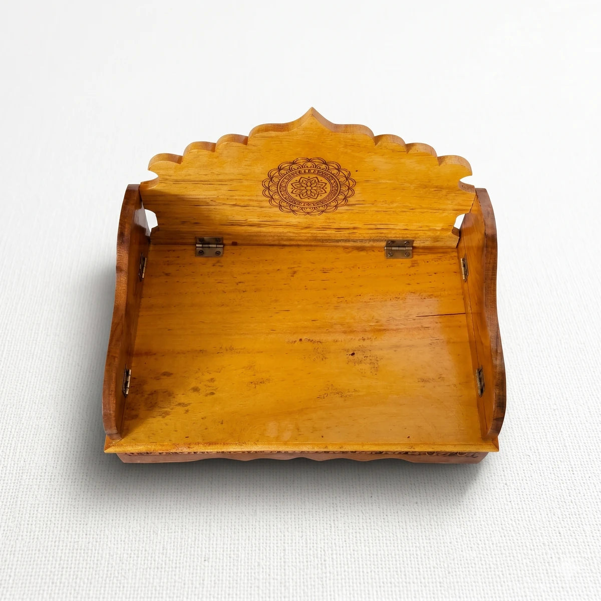 Wooden Plain Sinhasan