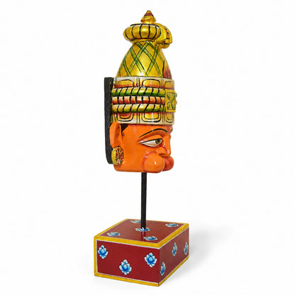 Hand Painted Hanuman Face Stand