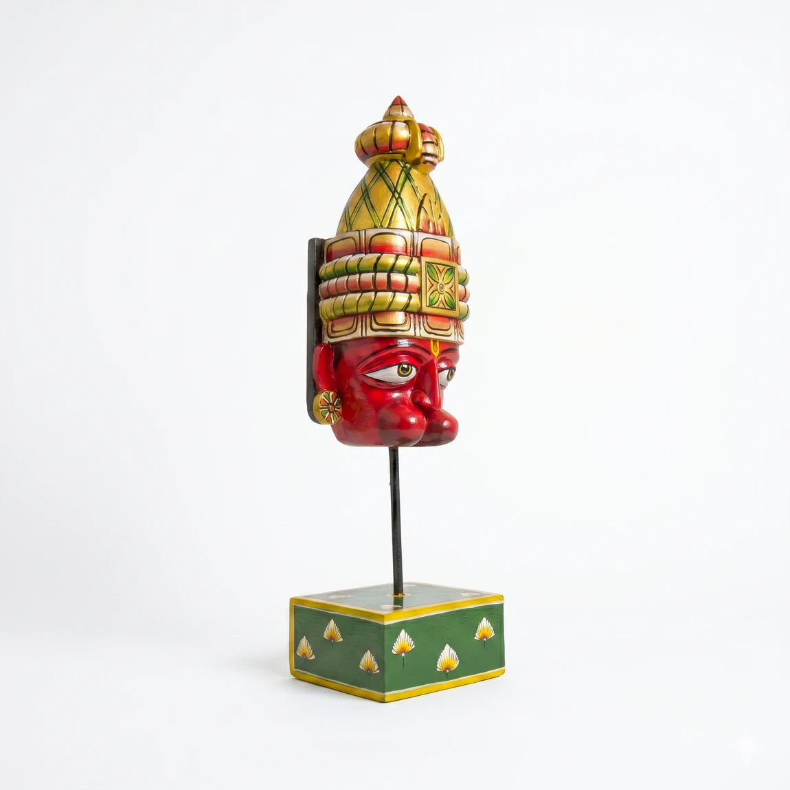 Hand Painted Hanuman Face Stand