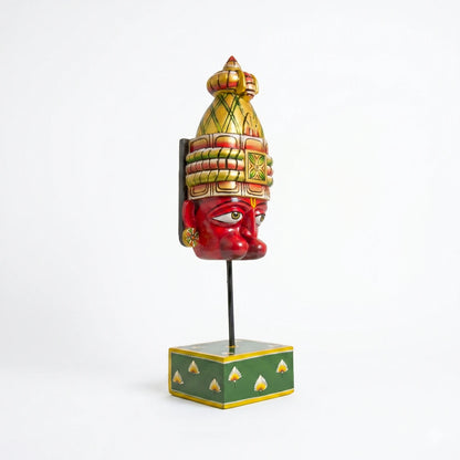 Hand Painted Hanuman Face Stand