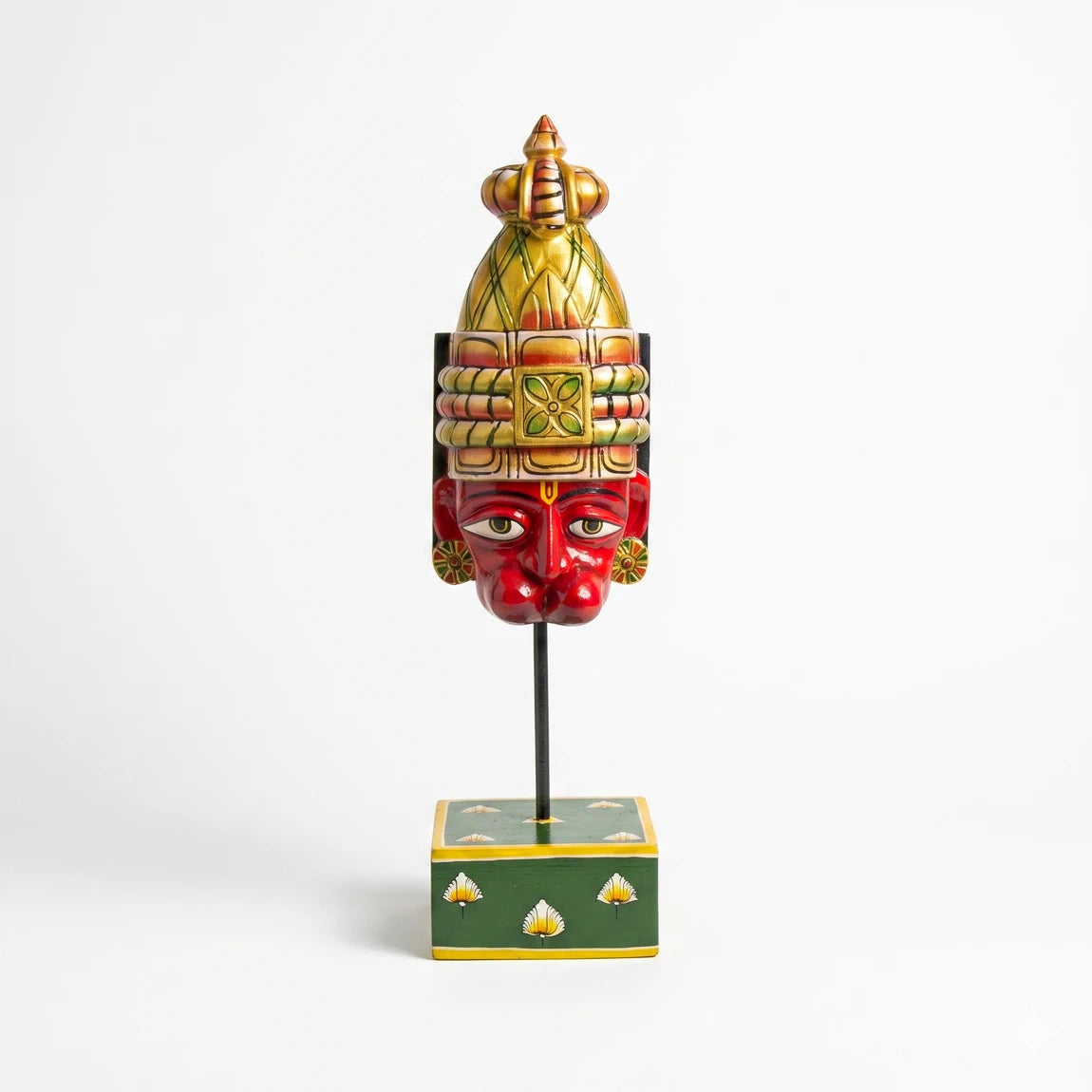 Hand Painted Hanuman Face Stand