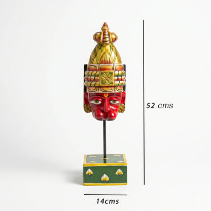 Hand Painted Hanuman Face Stand