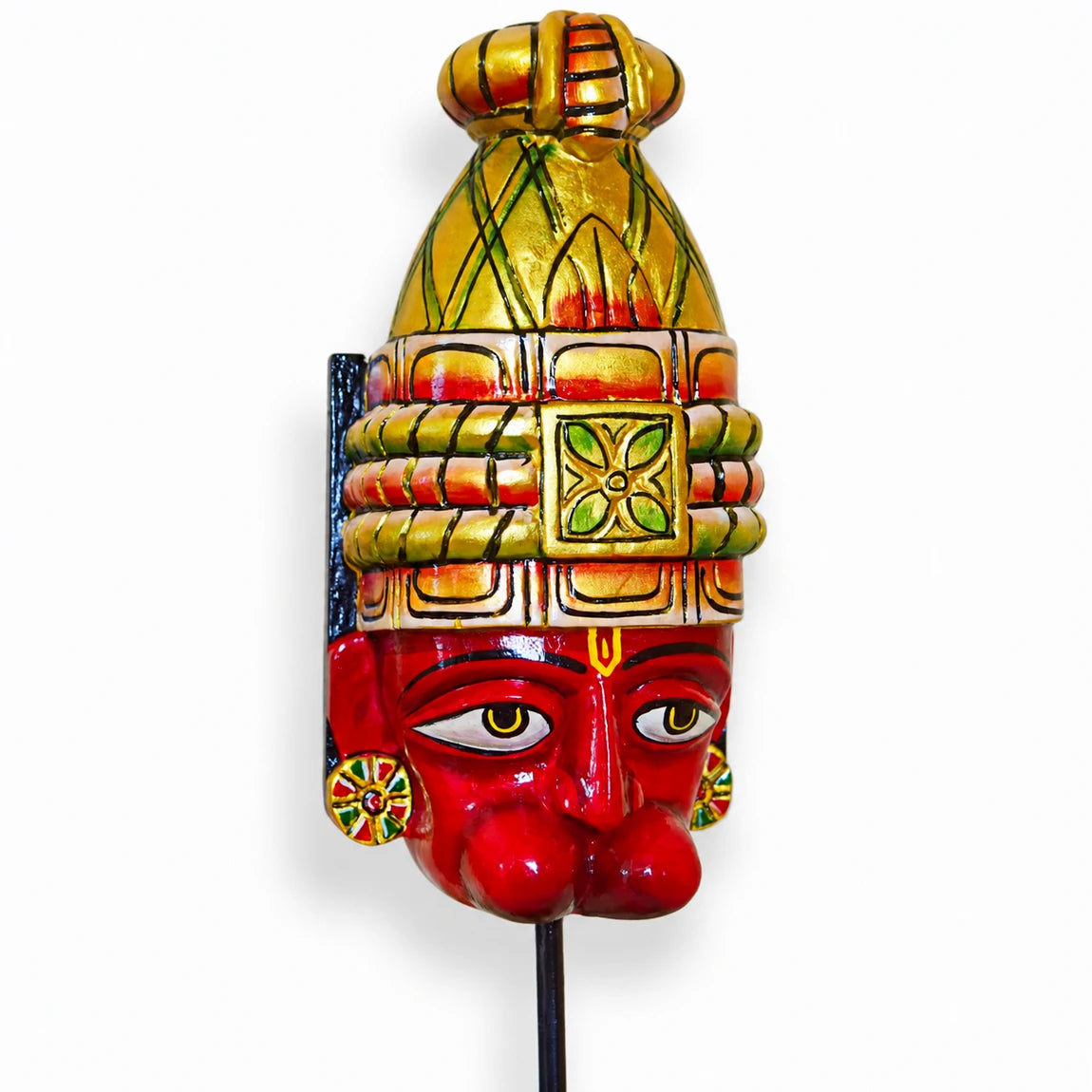 Hand Painted Hanuman Face Stand