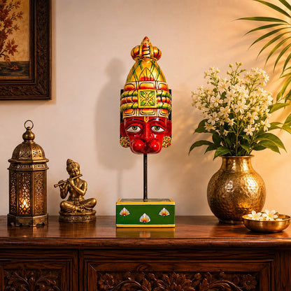 Hand Painted Hanuman Face Stand