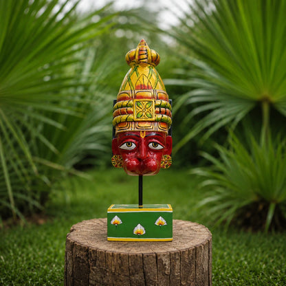 Hand Painted Hanuman Face Stand