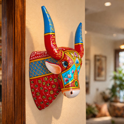 Red Bull Head Wall Hanging