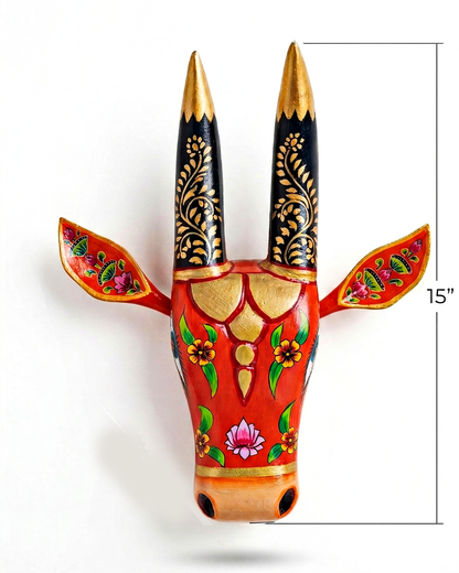 Painted Cow long hanging face