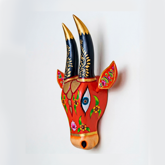 Painted Cow long hanging face