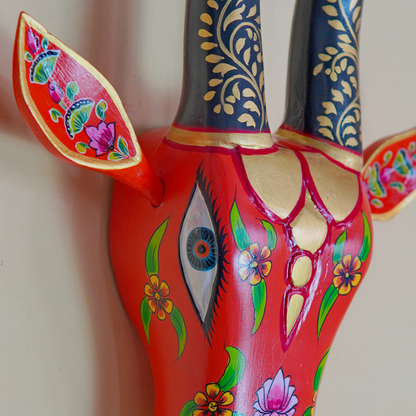 Painted Cow long hanging face