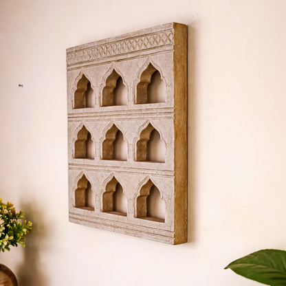 Crackled Antique Finish 9 Mehrab Frame