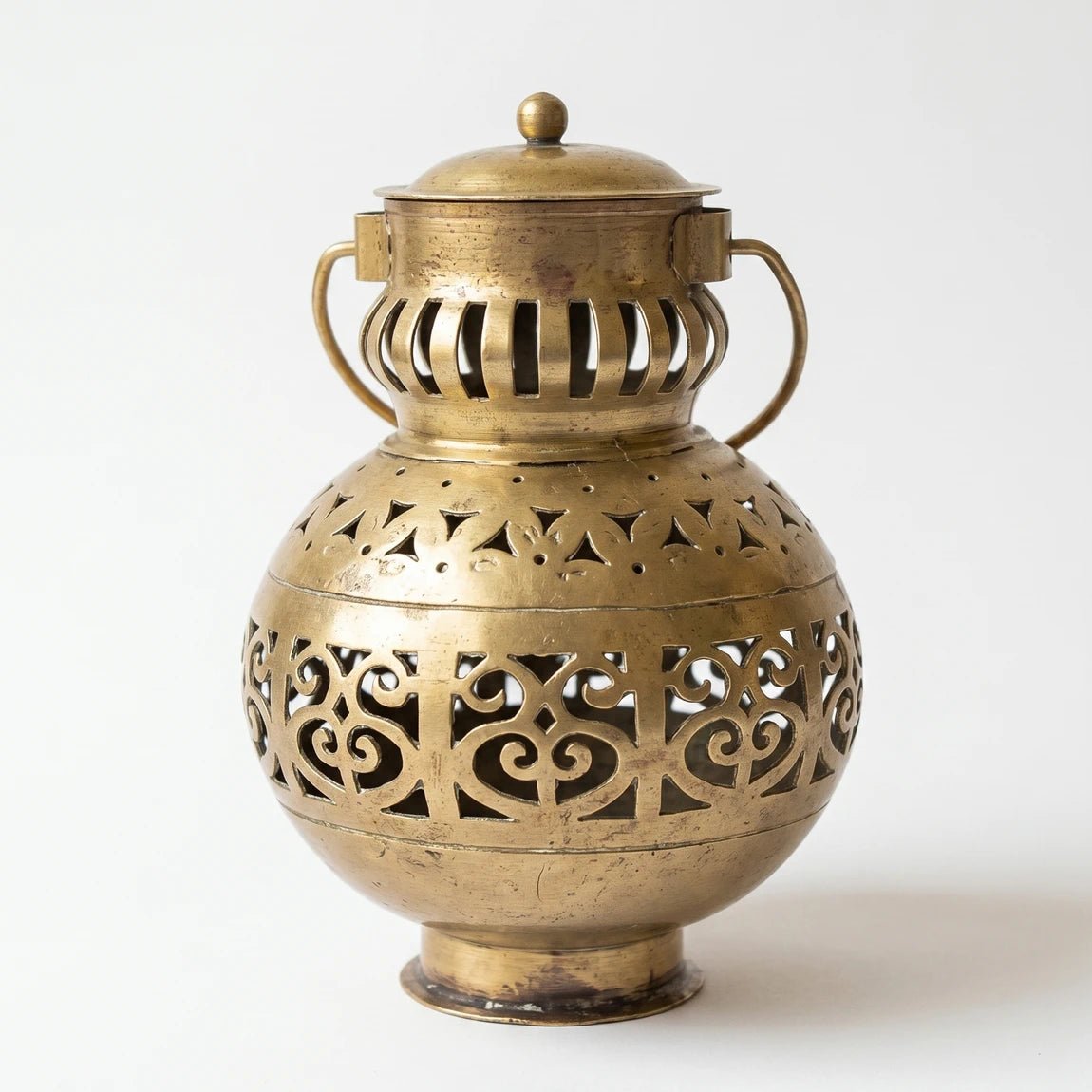 Metal Golden Round Degchi for Multi Use