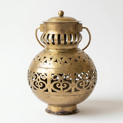 Metal Golden Round Degchi for Multi Use