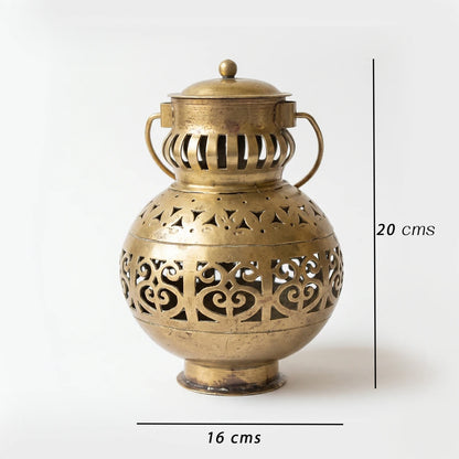 Metal Golden Round Degchi for Multi Use