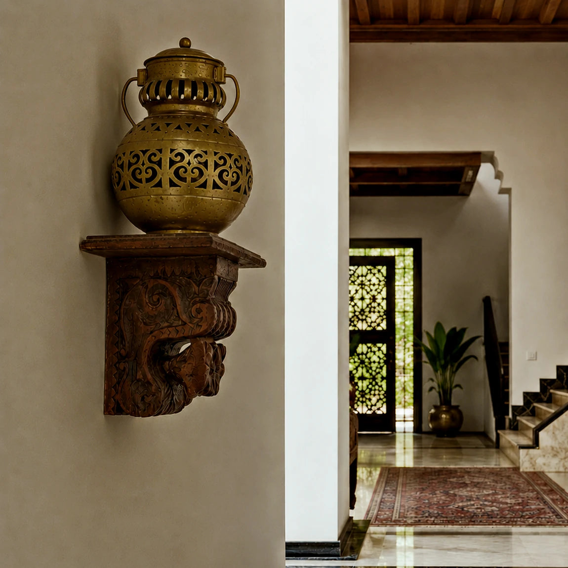 Real Antique Wall Bracket 9 inch